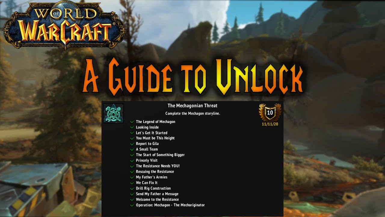 A Guide to Completing the Mechagonian Threat Achievement for the Alliance in World of Warcraft