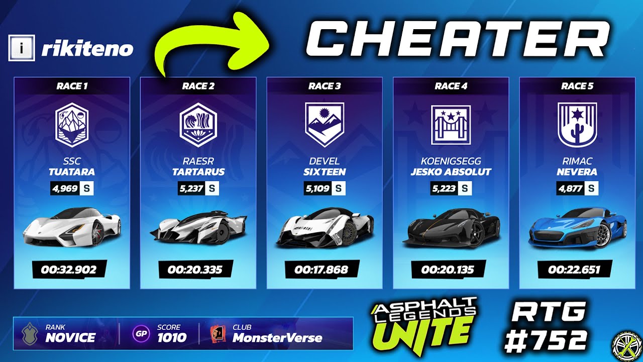 Asphalt Unite | There's a CHEATER in my Gauntlet lobby! Day 3 | RTG #752