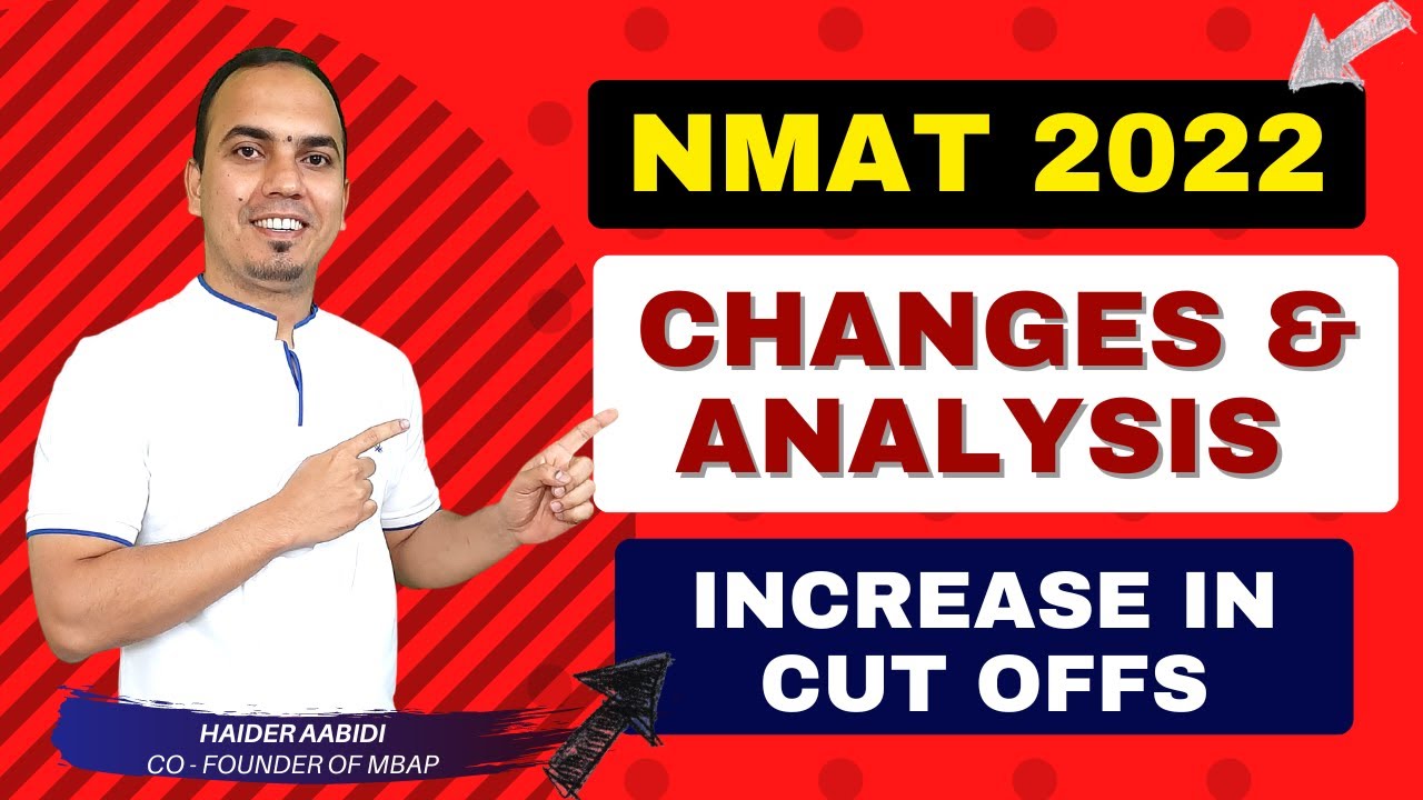 NMAT 2022. Changes & Analysis. Increase in Cut Offs