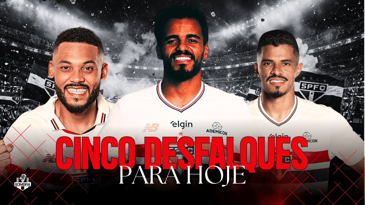 Coritiba x São Paulo - TRICOLOR ENFRENTA COXA COM CINCO DESFALQUES