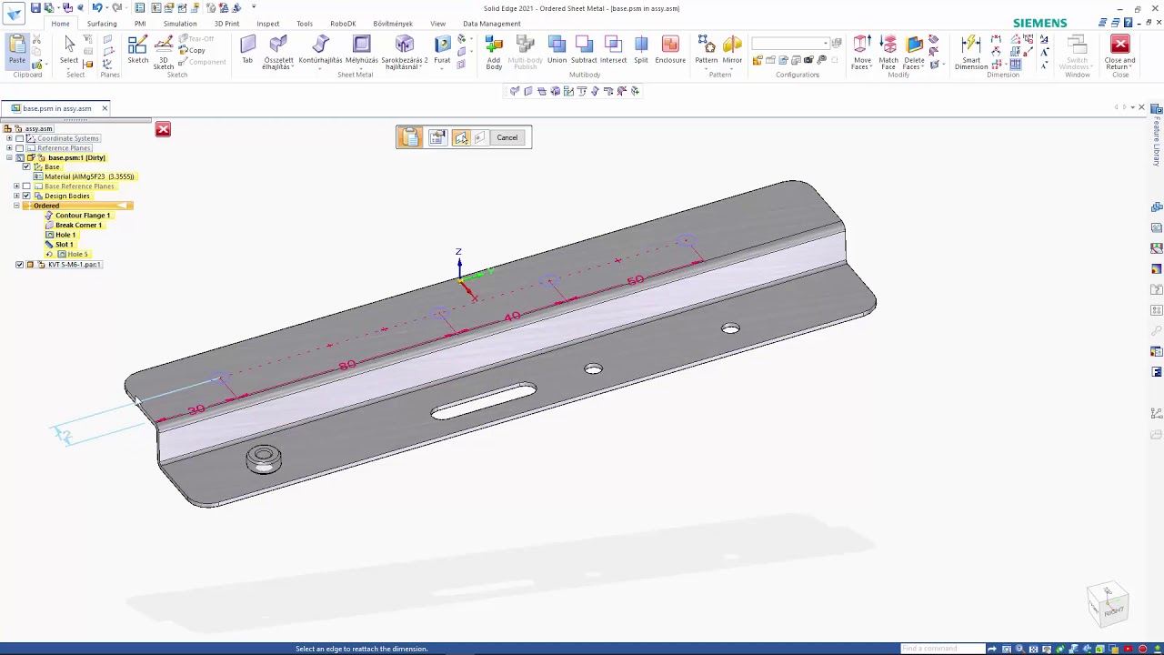 Solid Edge 2021 - Pattern vs clone components