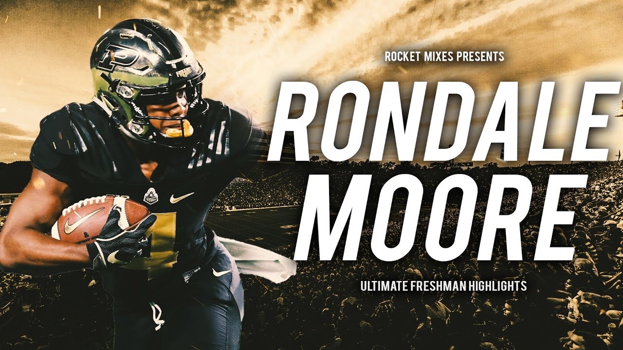 Most Electrifying Player in College Football - Purdue WR Rondale Moore || Freshman Highlights