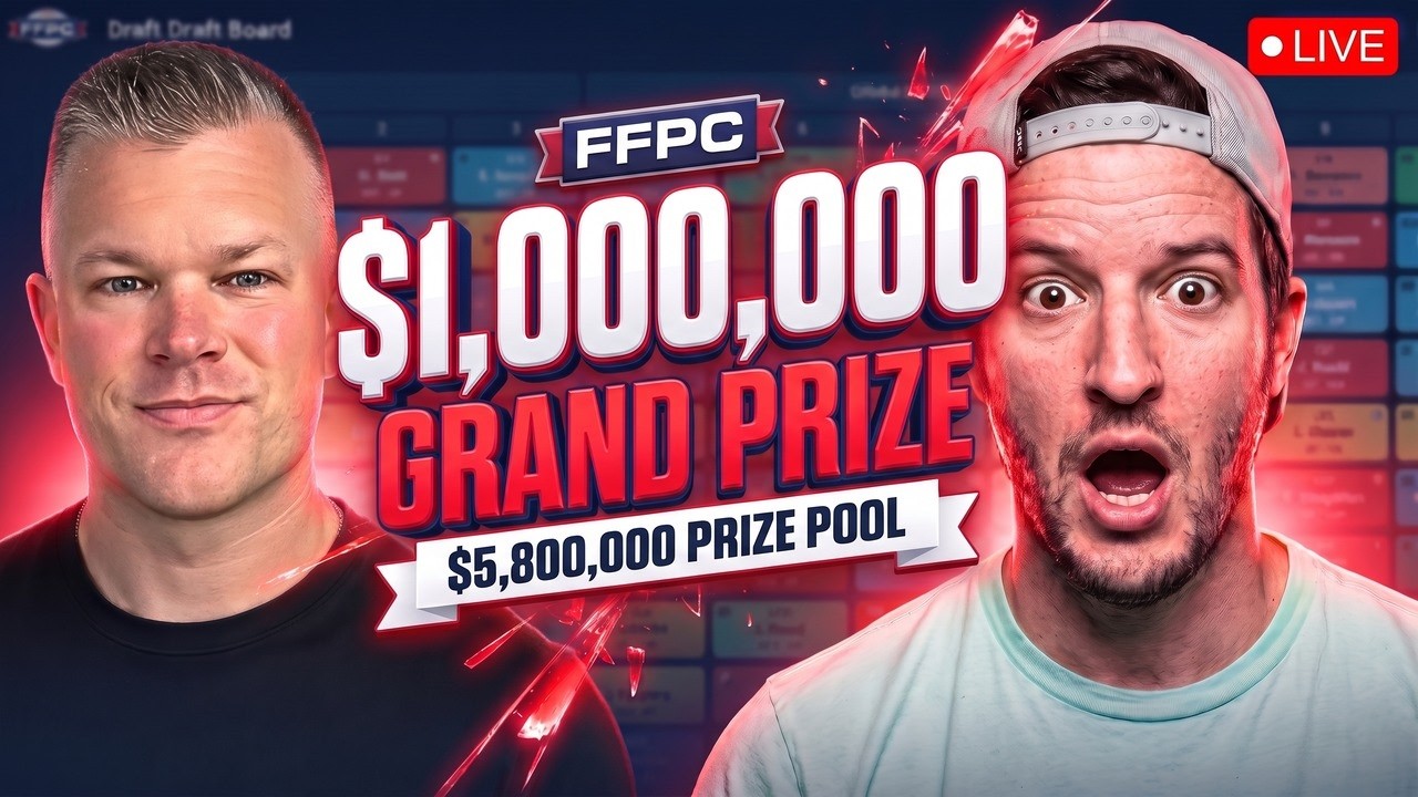 FFPC Live Fantasy Football Draft: Ian & Theo Draft $1,000,000