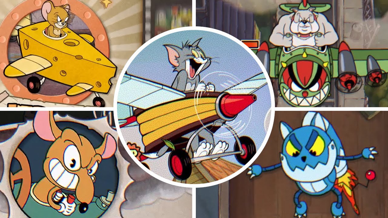 Acecraft x Tom and Jerry - All Bosses & Ending