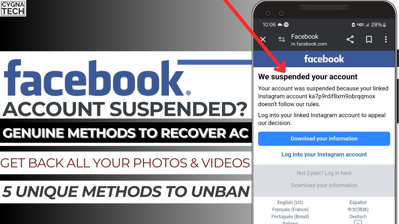 ⚠️ Ваша учетная запись Facebook заблокирована? Не паникуйте! Попробуйте эти 5 способов ПЕРЕД созд...