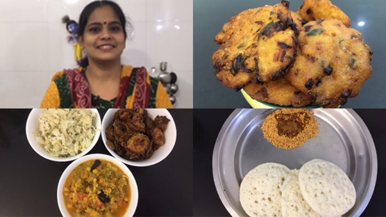 Cooking Vlog/Pagarkai Puli Kootu/Aval Vadai/Pagarkai Chips/Cabbage Coconut Curry