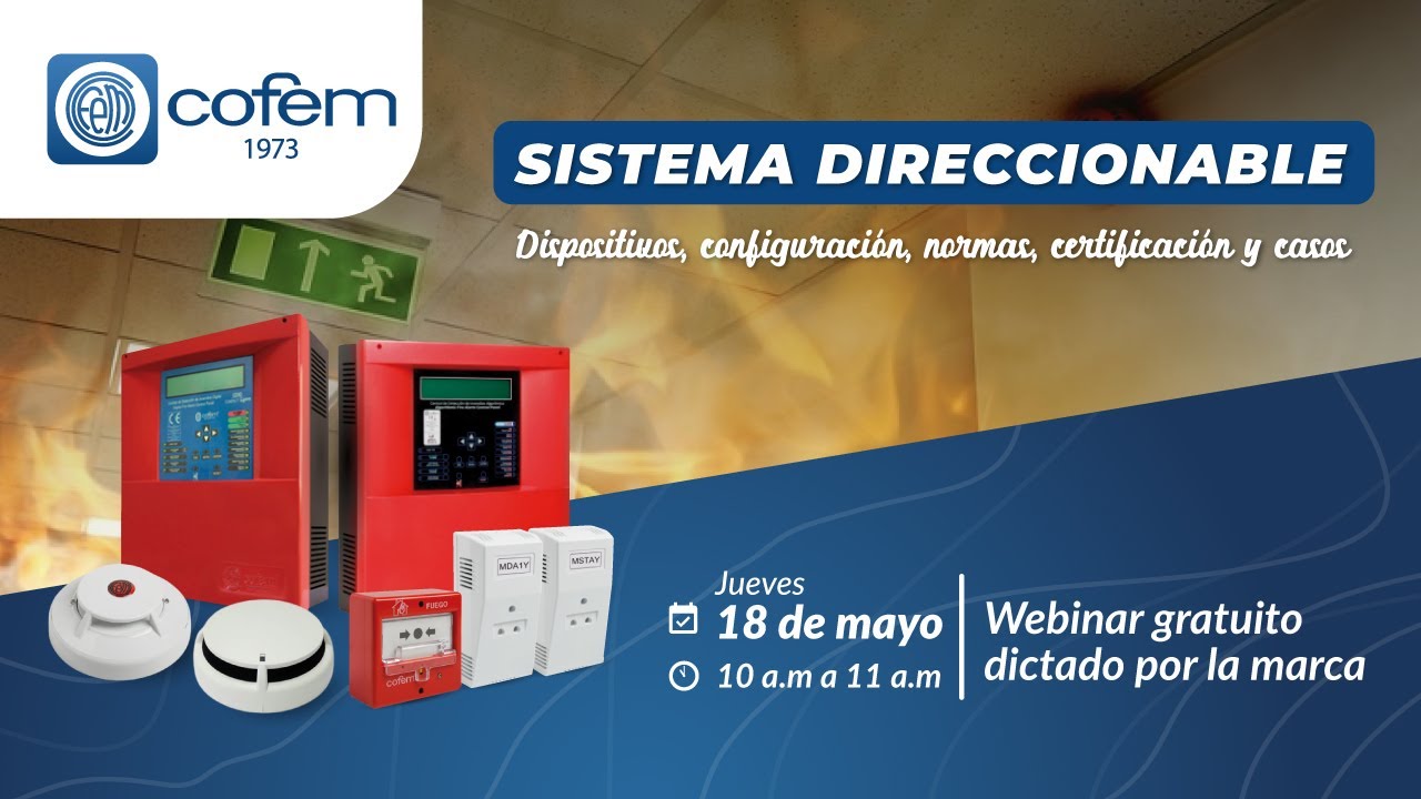 Webinar Gratuito - Sistema Direccionable COFEM