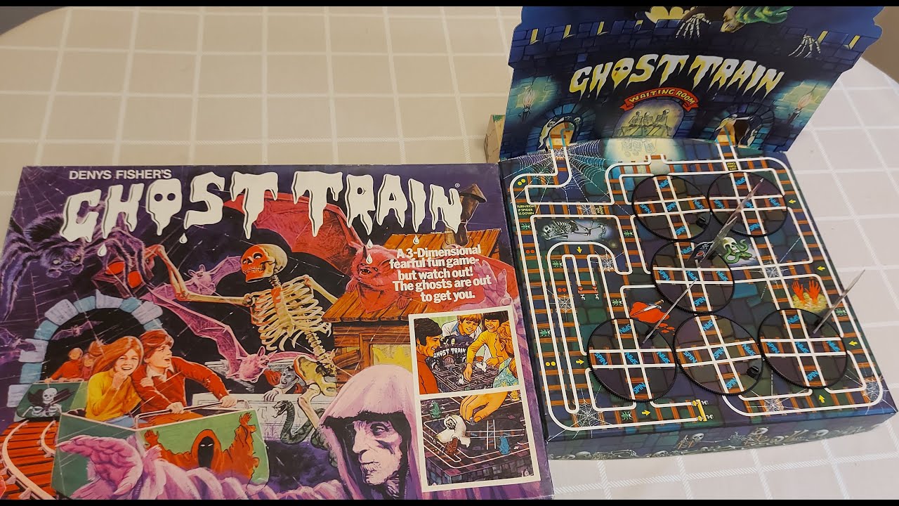 Denys Fisher's Ghost Train Board Game from 1974
