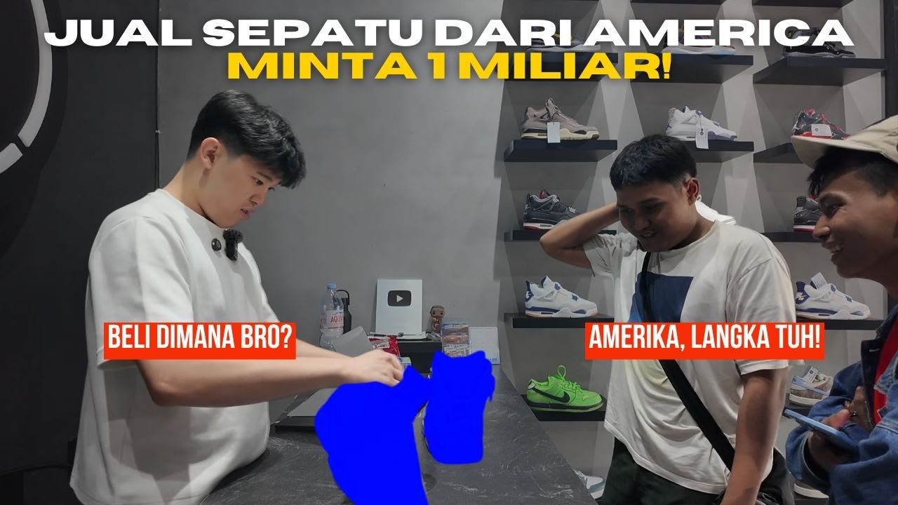 KOCAK! Jual Sepatu Dari USA Minta 1 Miliar
