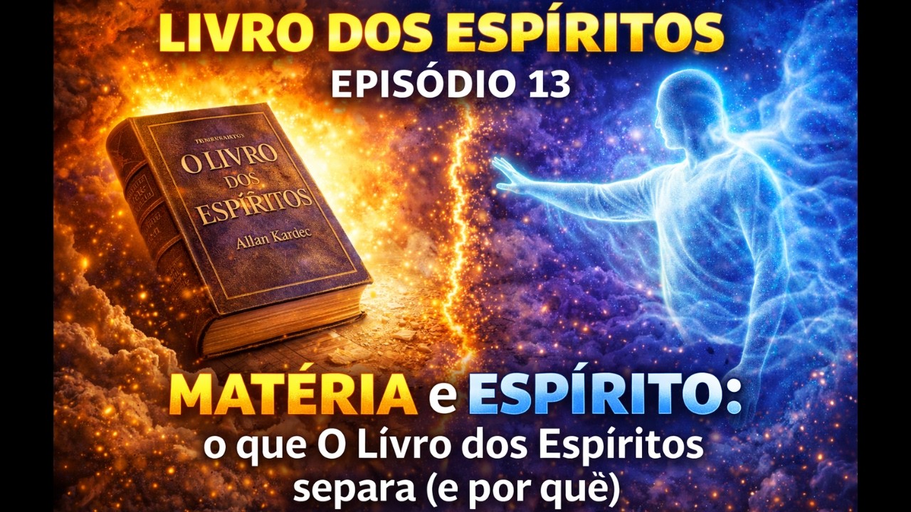 Livro dos espíritos -Episódio 13- Matéria e Espírito: o que O Livro dos Espíritos separa (e por quê)
