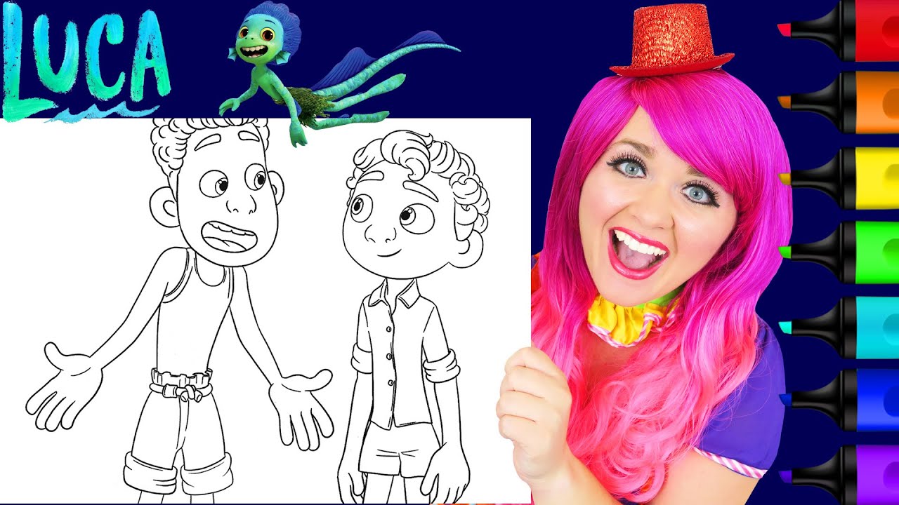 Coloring Luca & Alberto | Markers
