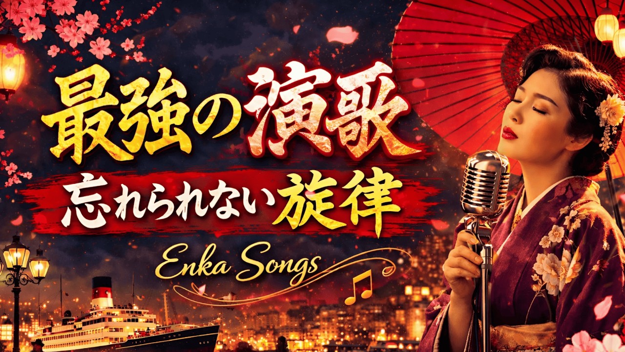 日本演歌 の名曲 メドレー | 涙がこぼれる感動的な歌 💔60年代、70年代、80年代の名曲昭和演歌