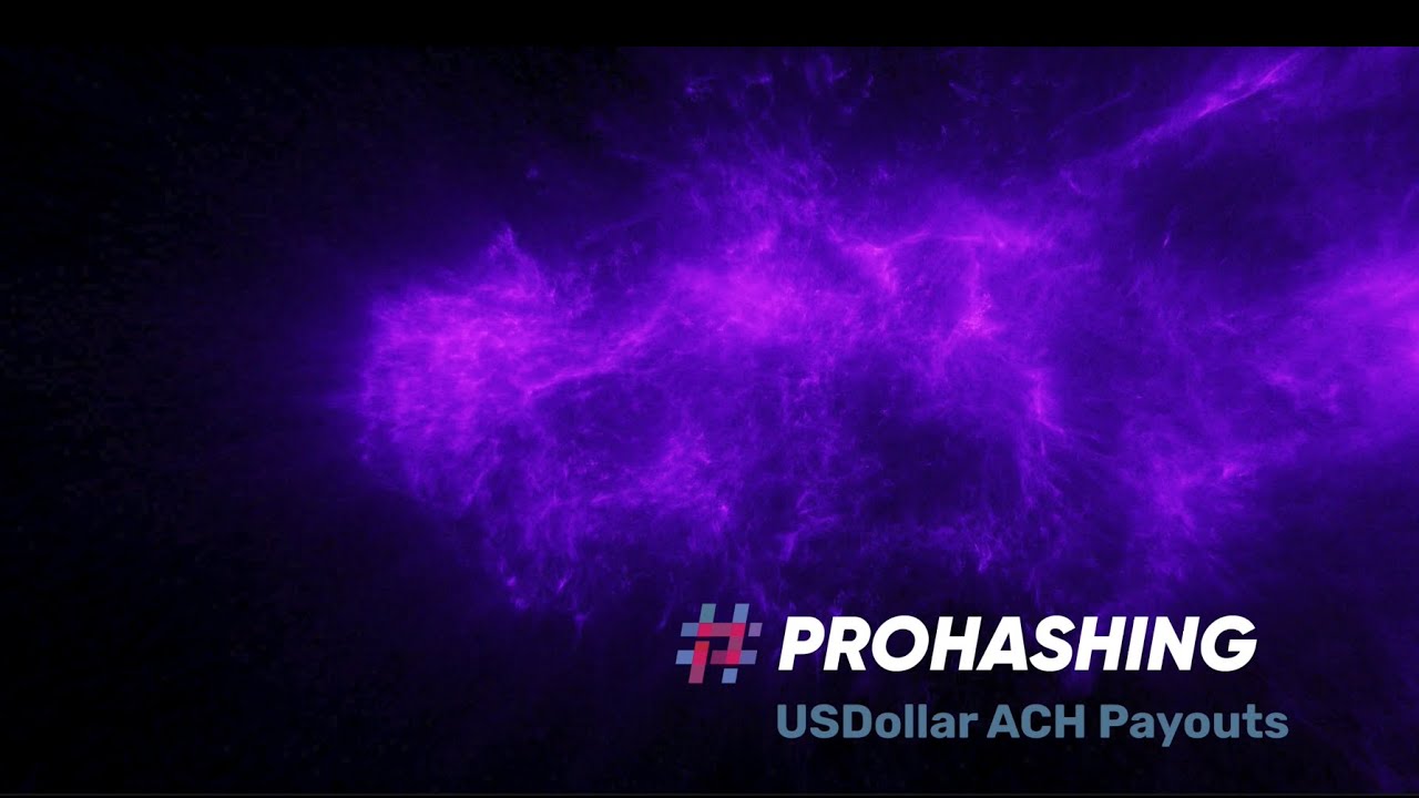 Setting up USD ACH payouts with PROHASHING (Rebranded)
