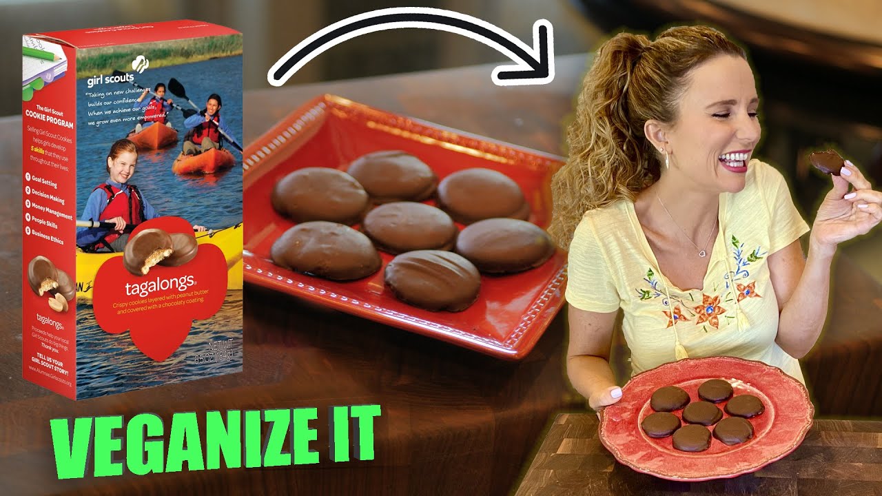 Can I Veganize Tagalong Girl Scout Cookies?!