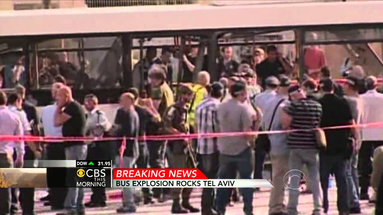 Bus explodes in Tel Aviv and still no cease-fire