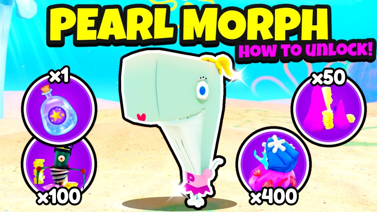 NEW PEARL Morph! (HOW TO UNLOCK) | Roblox SpongeBob Simulator