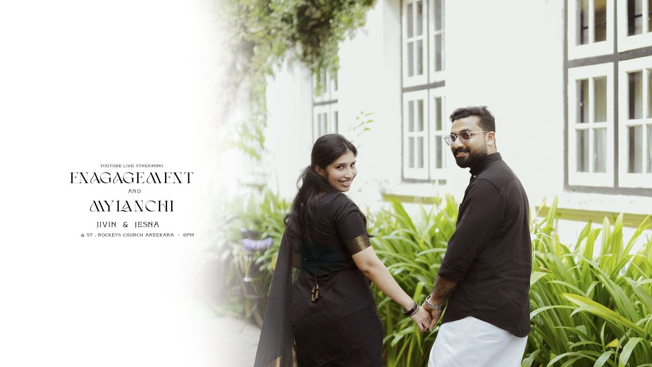 JIVIN & JESNA || ENGAGEMENT & MYLANCHI || LIVE STREAMING || 25.01.2026 || 06.00 PM ||
