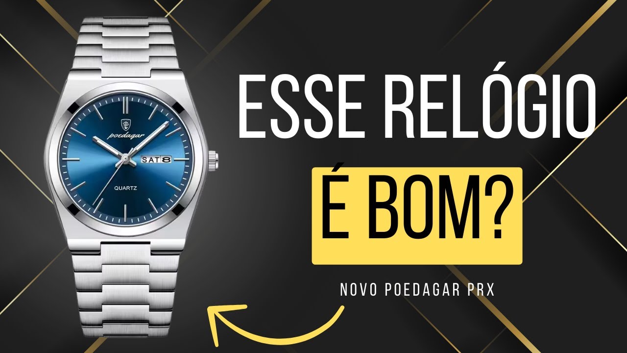 Novo relógio Poedagar PRX - Analise completa.