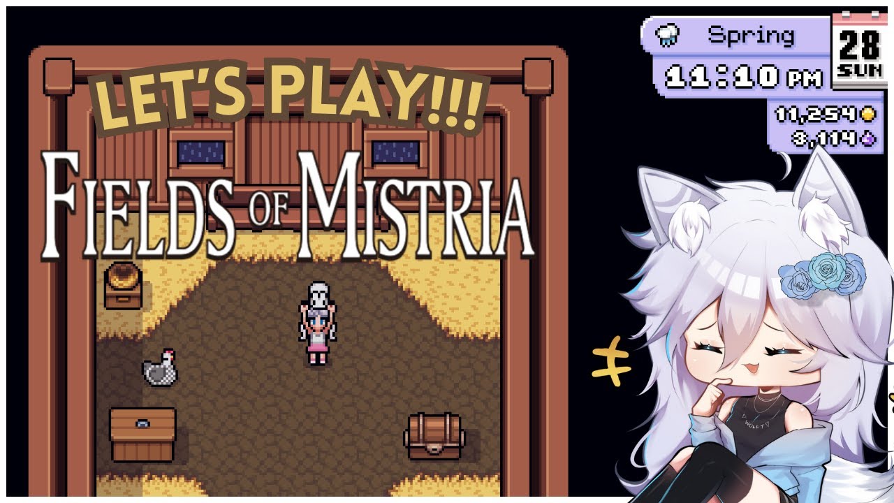 BUNNO HAS ENTERED THE CHAT!!! ~ Let's Play Fields of Mistria! ~ Episode 15