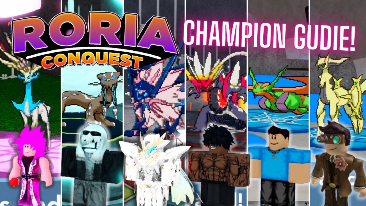 UPDATED CHAMPION GUIDE *AUGUST 2025!* RORIA CONQUEST BRICK BRONZE