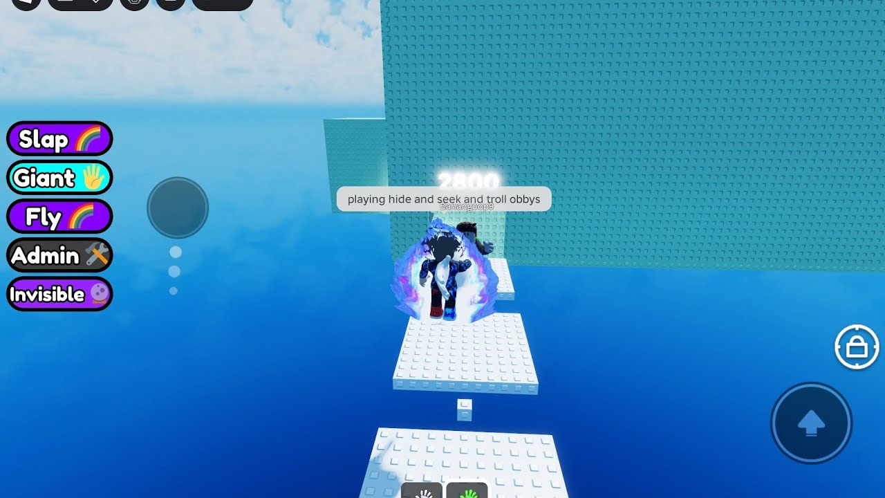 Doing challinges and playing roblox games # troll obby hide and seek