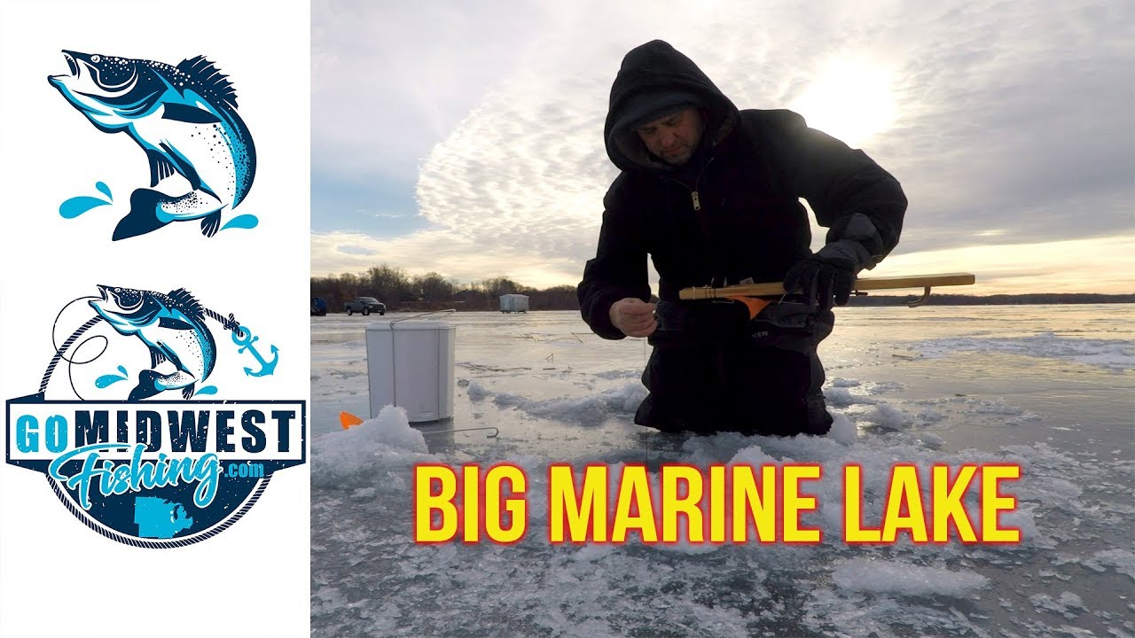 Ice Fishing Big Marine, MN (Washington County) Jan 2019