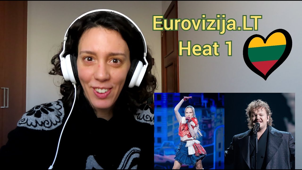 Eurovizija.LT 2026 Heat 1 - Reacting to the finalists Rug!le 