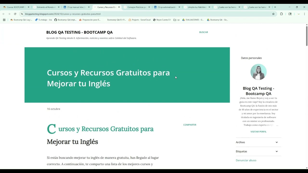 Bootcamp QA - Qu&eacute; necesitas saber para ser QA Manual o Automation