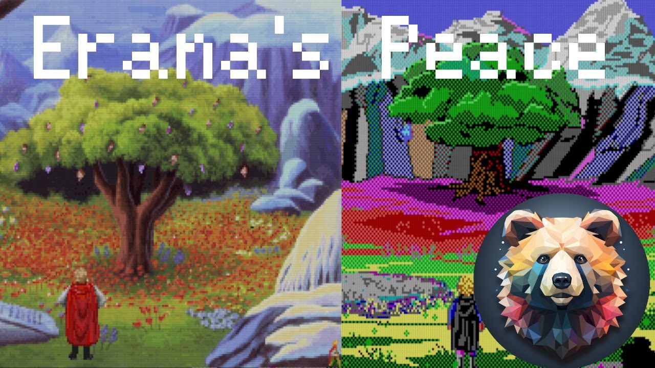 Evolution of Sound Hardware ft. Erana's Peace from Quest for Glory I In BEAR-O-VISION™ (MS-DOS) (4K)