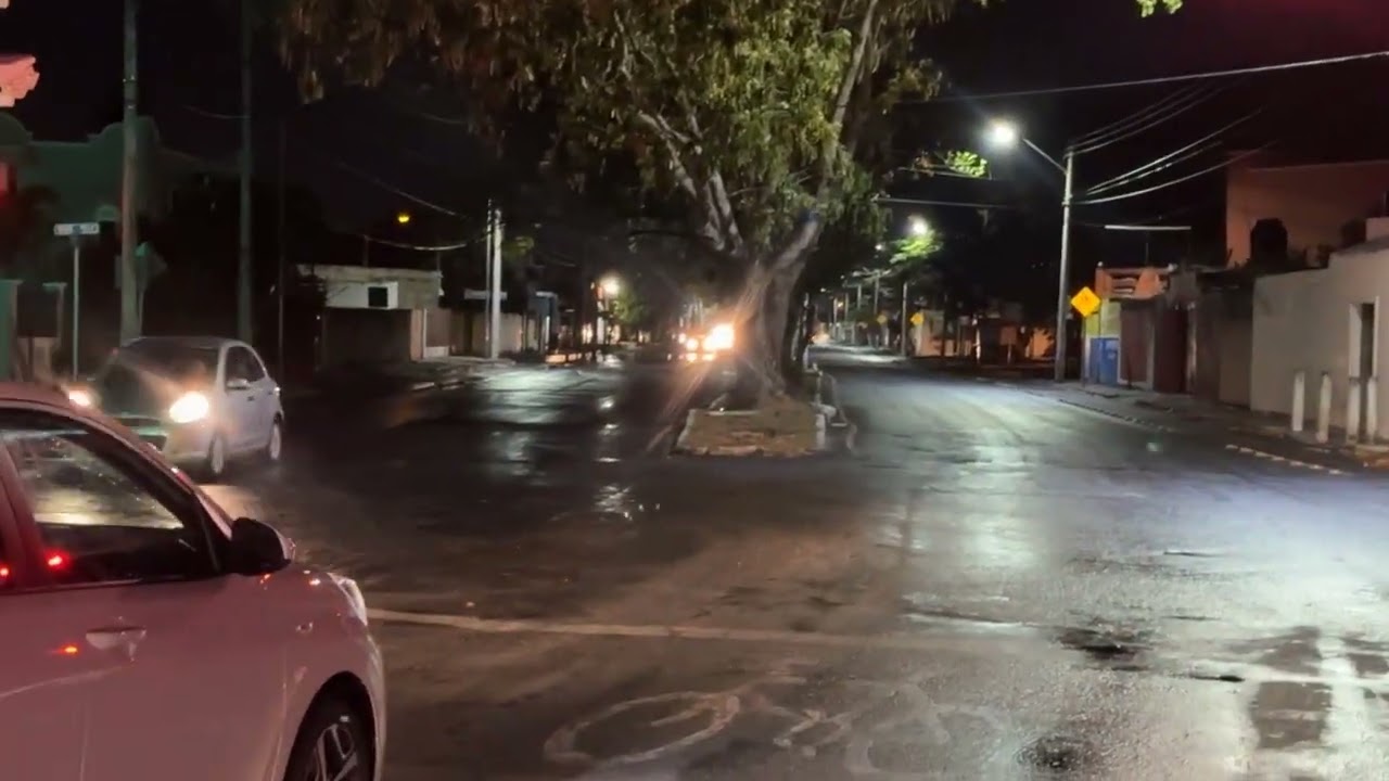 Recorrido por zonas de la ciudad de Mérida sin energía eléctrica