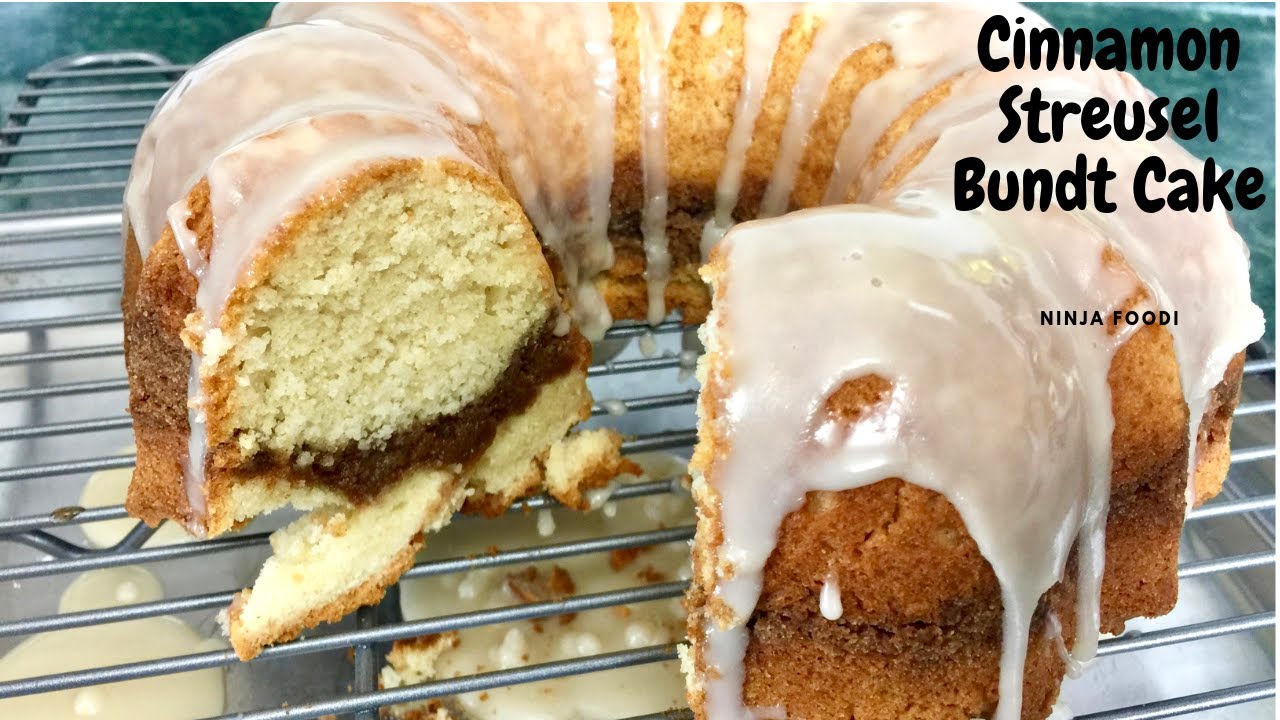 Ninja Foodi Cinnamon Streusel Bundt Cake