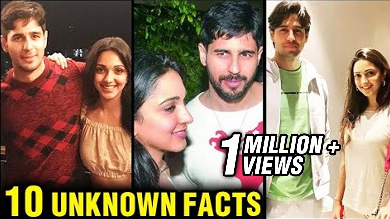 Sidharth Malhotra And Kiara Advani 10 Interesting And Unknown Facts About Their Secret Love Story