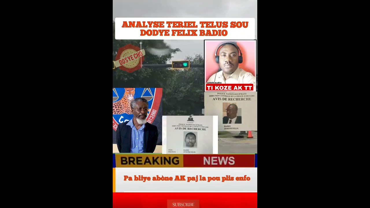 ANALYSE TERIEL TELUS SOU DOSYE FELIX BADIO