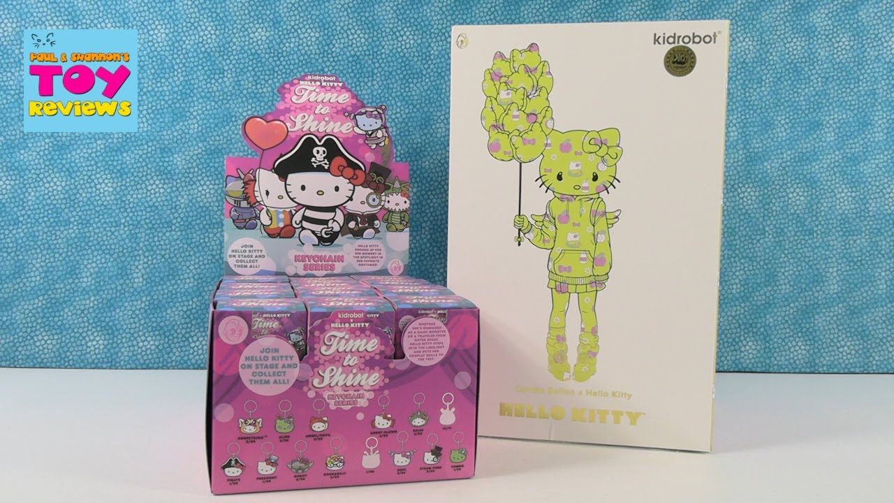 Hello Kitty Time To Shine Kidrobot Vinyl Keychain Series + Blush Edition Exclusive | PSToyReviews