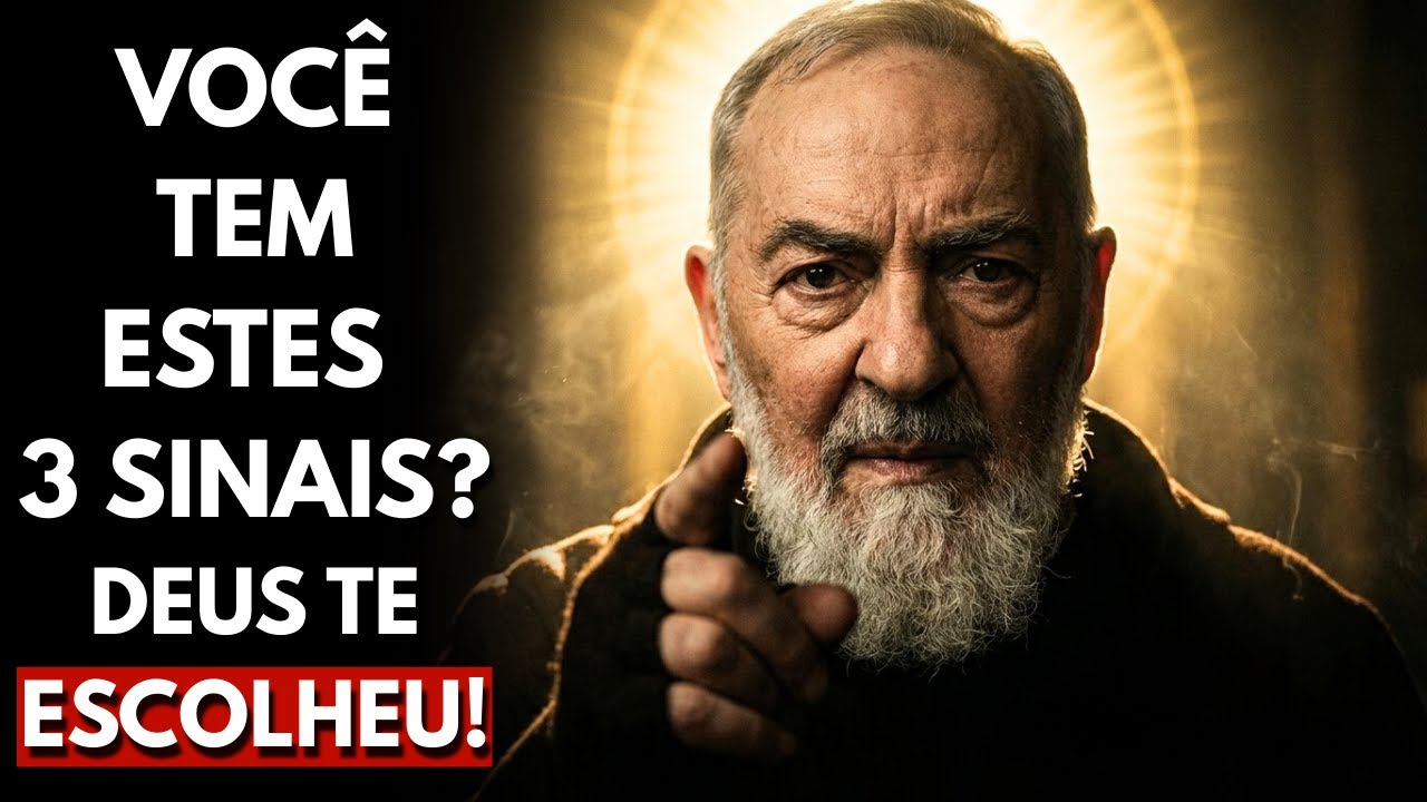 PADRE PIO REVELOU: OS 3 SINAIS QUE PROVAM QUE VOCÊ FOI ESCOLHIDO POR DEUS — ISSO VAI MUDAR SEU DIA!