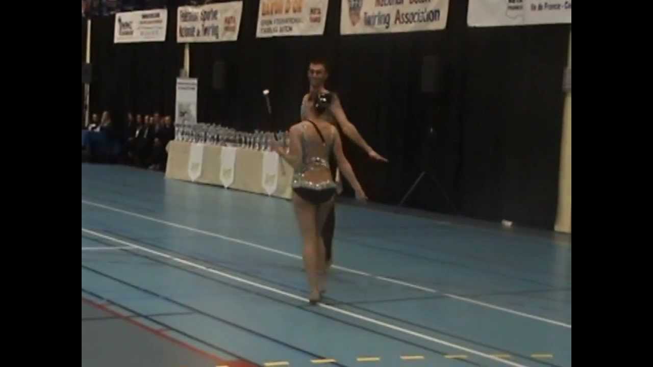 BATON D'OR 2013 duo supérieur sénior Stéphanie Deroche et Randy Santelli