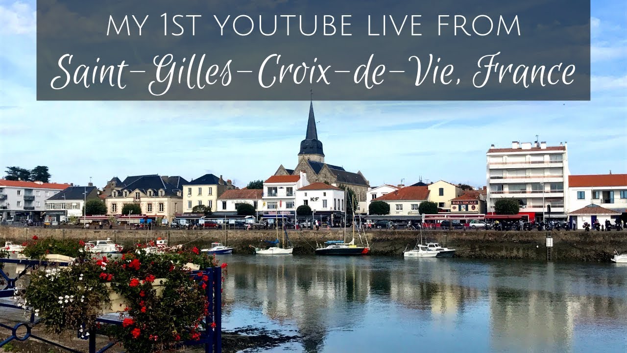 Live walk from Saint-Gilles-Croix-de-Vie, France