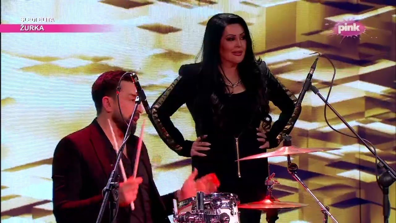 Dragana Mirković svira bubnjeve (Ami G Show S16)