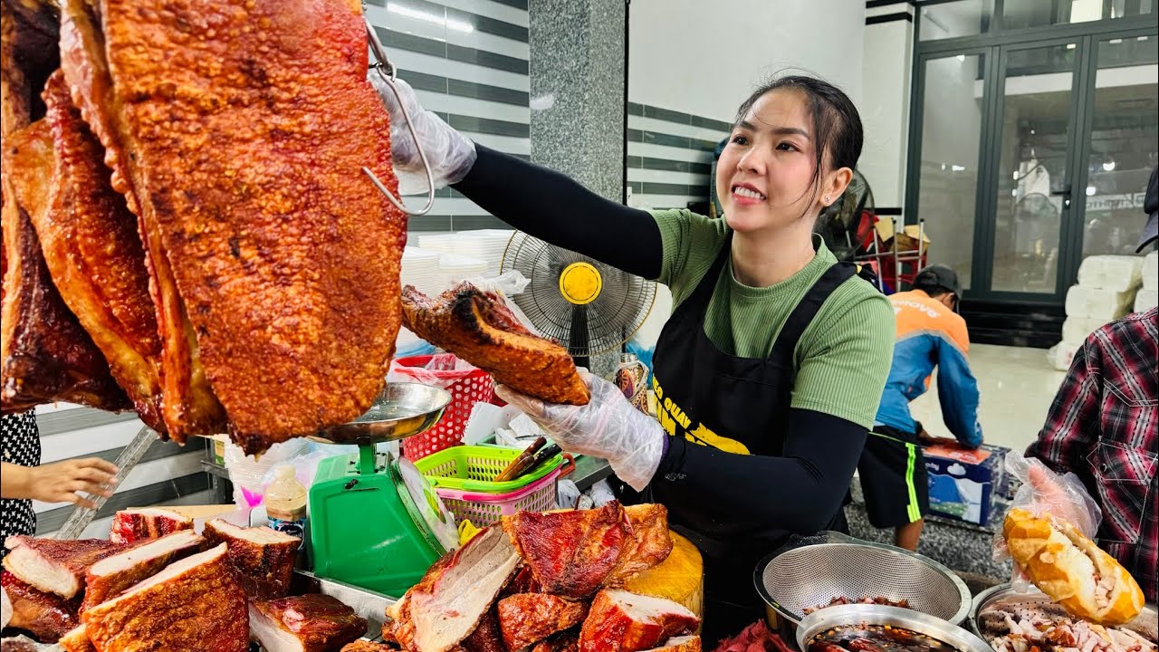 ♻️Cô gái vàng trong làng chặt heo quay nhanh nhất Sài gòn