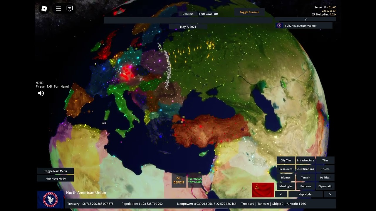 1 THOUSAND U.S. Bombers VS The Soviet Union(Rise of nations)