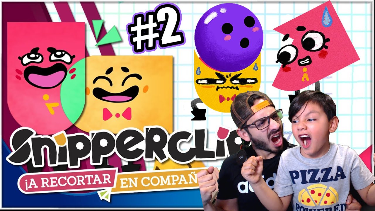 Luchas de Recortar con mi Papá | SnipperClips Capitulo 2 | Juegos Karim Juega