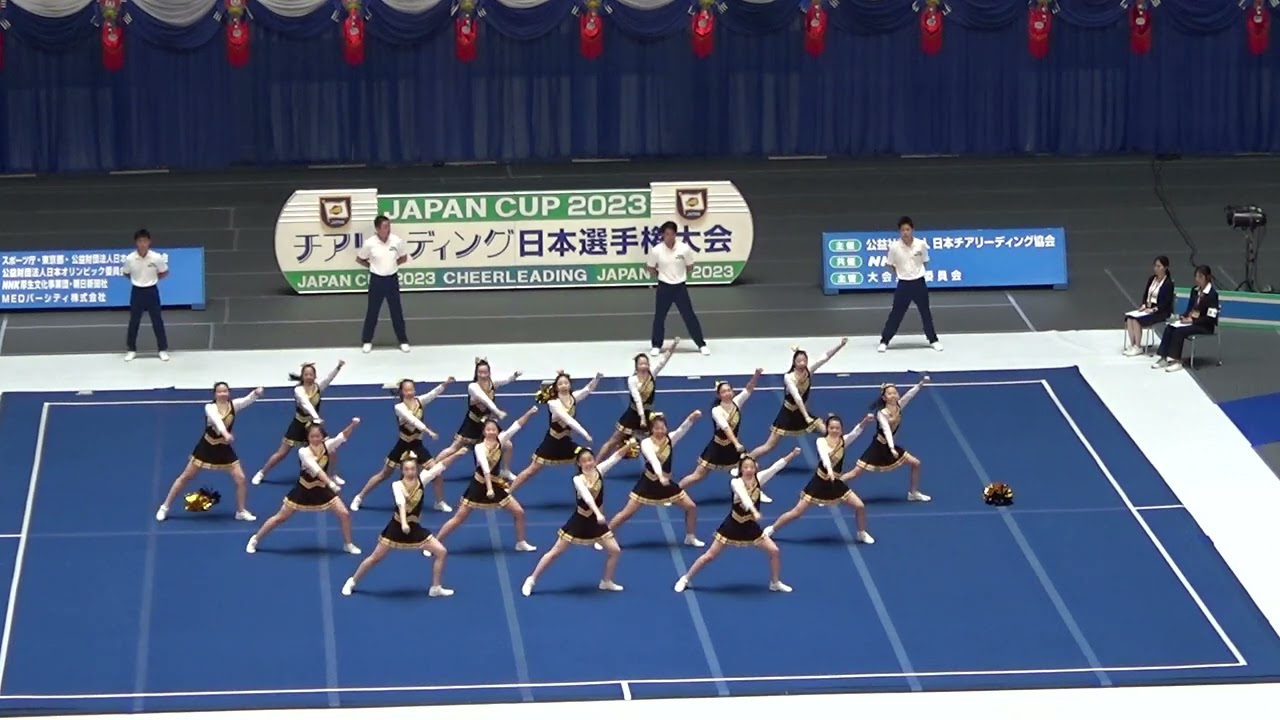 広尾学園中学校 THUNDERS ３位 自由演技競技DIVISION１ 中学校部門 決勝 JAPAN CUP 2023.8.20