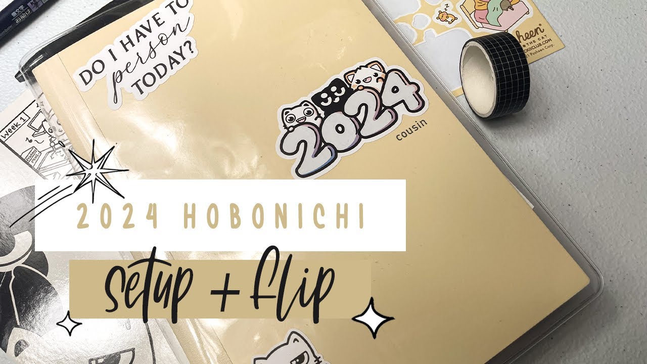 2024 Hobonichi Cousin Setup +..｡*ﾟ+ How I'm Using It, Favorite Pens #hobonichicousin