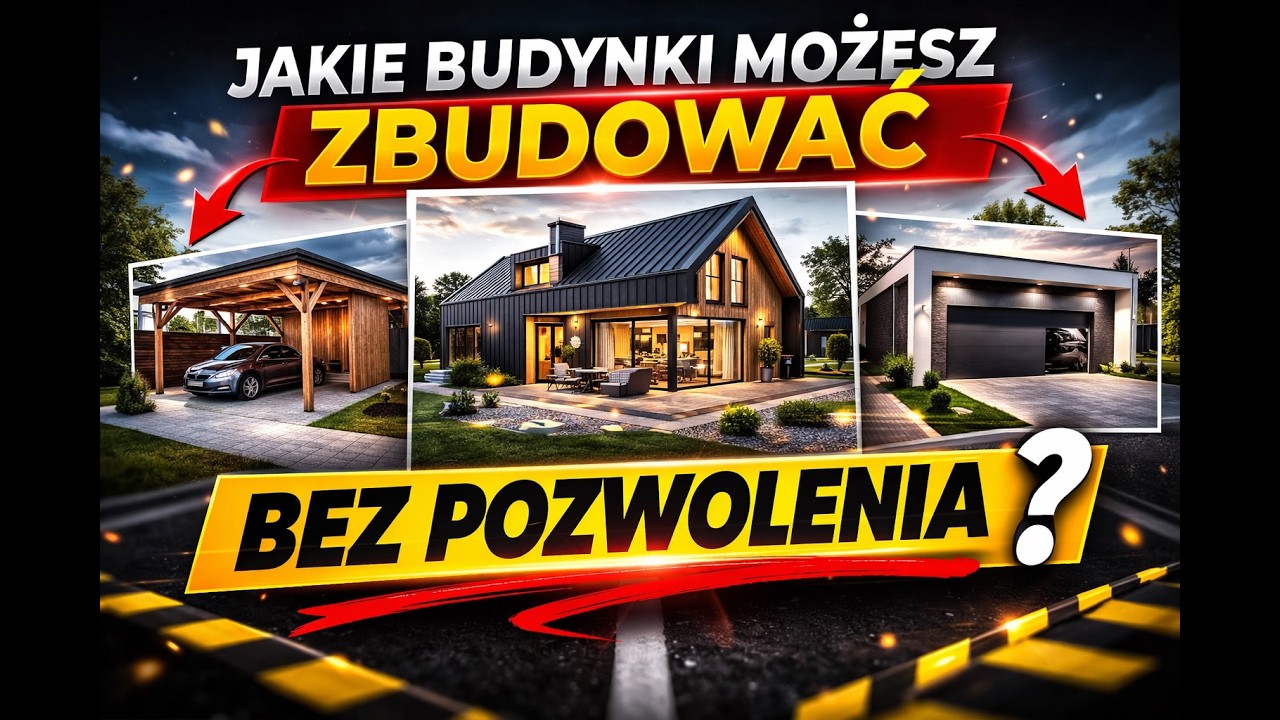 Co możesz zbudować na zgłoszenie na swojej działce?