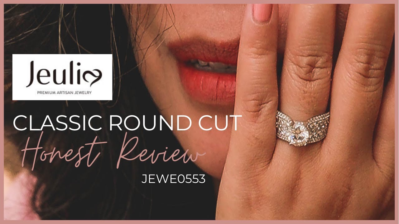 jeulia classic round cut sterling silver ring honest review with wear test!