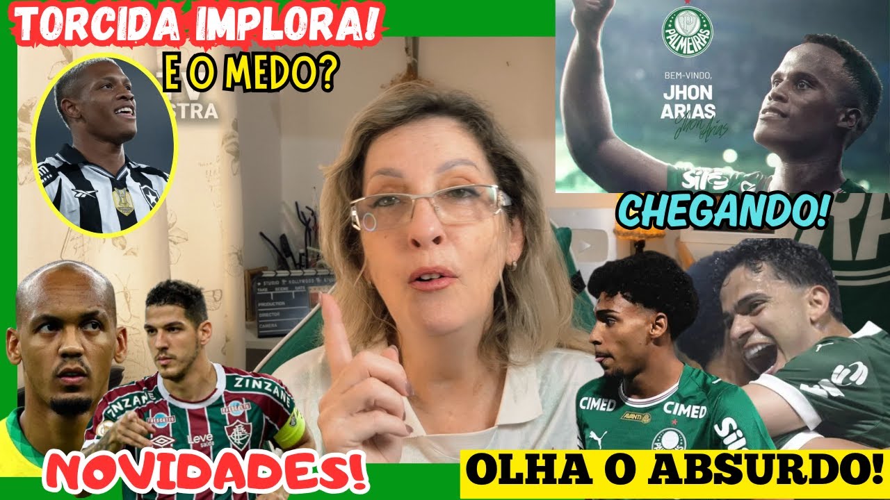 MUITA NOTÍCIA BOA! NÃO ACREDITO NA CARA DE PAU! PESSOAL TÁ PREOCUPADO! BEM VINDO ARIAS! E VEM MAIS!