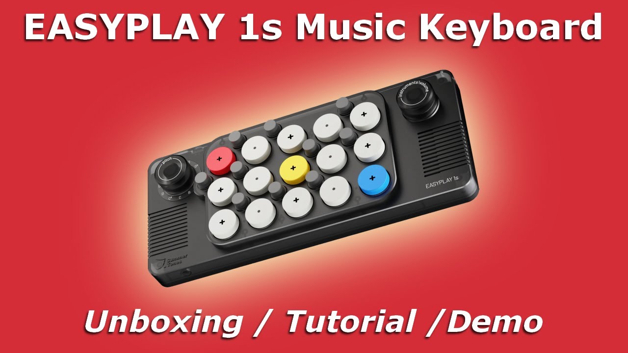 Музыкальная MIDI-клавиатура EASYPLAY 1s | Распаковка / Обучающее видео / Демонстрация