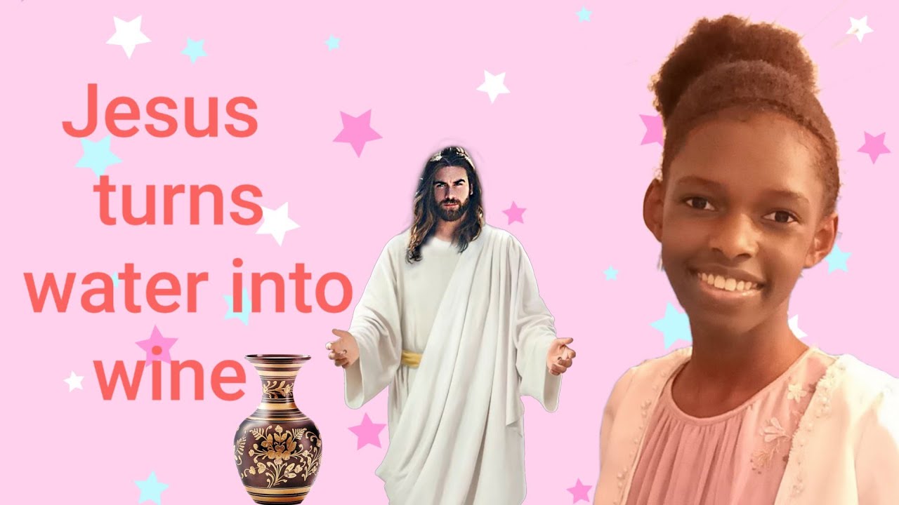 jesus first miracle / bible story  for kids