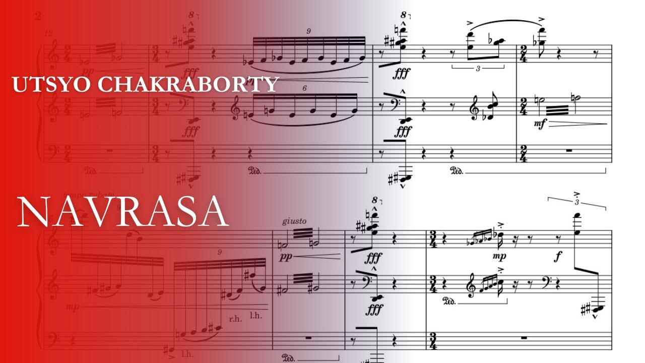 Utsyo Chakraborty: Navrasa, nine emotions for piano (2022)