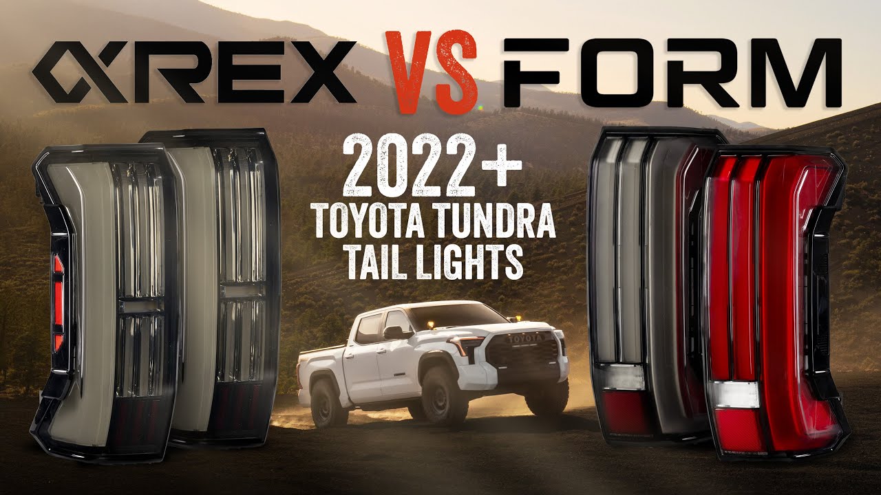 Alpharex vs. Form Lighting LED Tail Lights for 22+ Toyota Tundra | Which is Better?